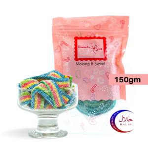 Bebeto Sour Belt Gummy 100g / 150g / 500g – Halal Certified & Best Selling