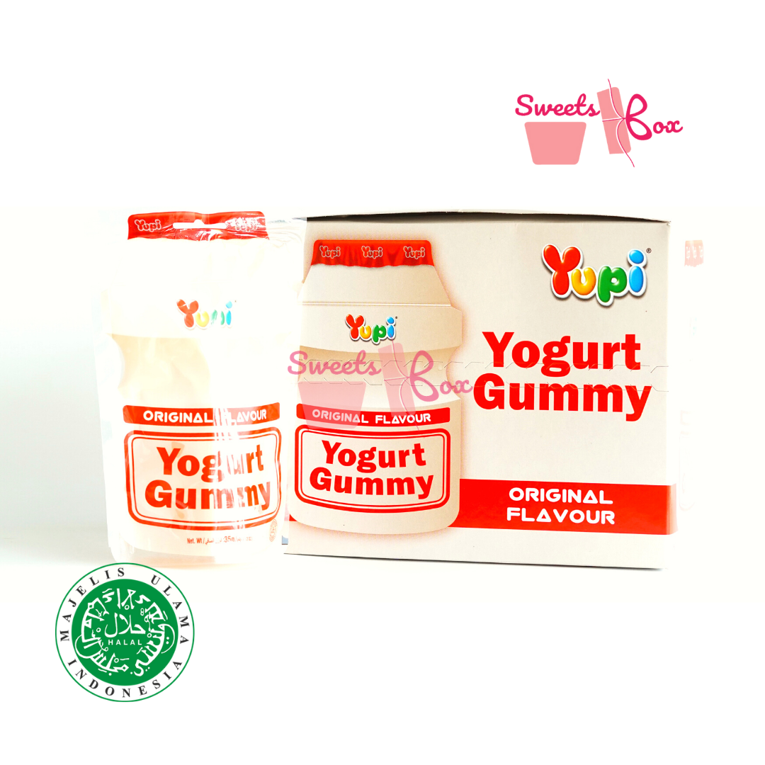 Yupi Yogurt Gummy Original / Mixed Berry / Melon & Peach 35g - Halal Certified - Image 4